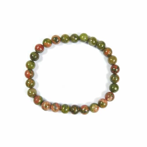 Bracelet épidote 6 mm – Image 2