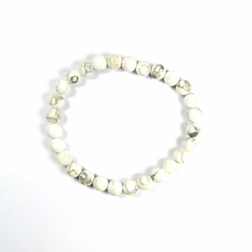Bracelet howlite 6 mm – Image 2