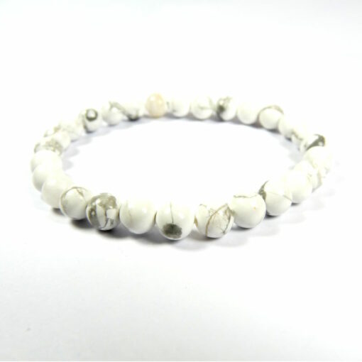 Bracelet howlite 6 mm