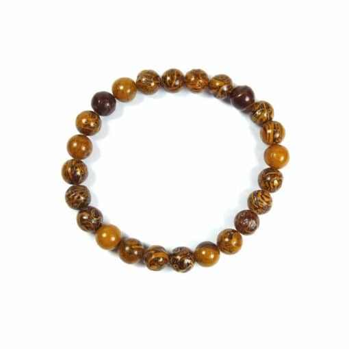 Bracelet jaspe peau de serpent 8 mm – Image 2
