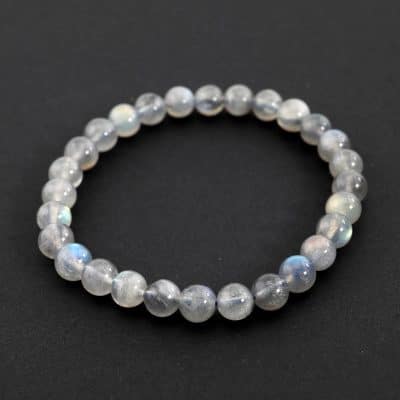 Bracelet labradorite 6 mm