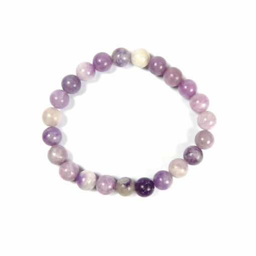 Bracelet lépidolite 8 mm – Image 2