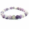 Bracelet lépidolite 8 mm