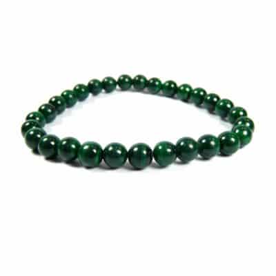 Bracelet malachite 6 mm