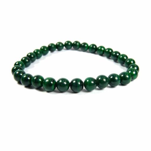 Bracelet malachite 6 mm