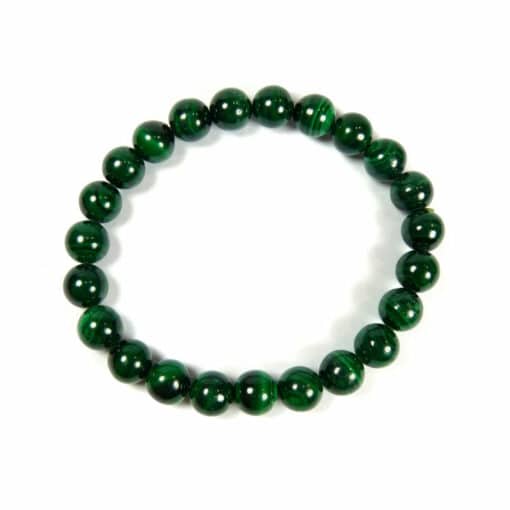 Bracelet malachite 8 mm – Image 2