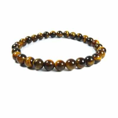Bracelet œil de tigre 6 mm