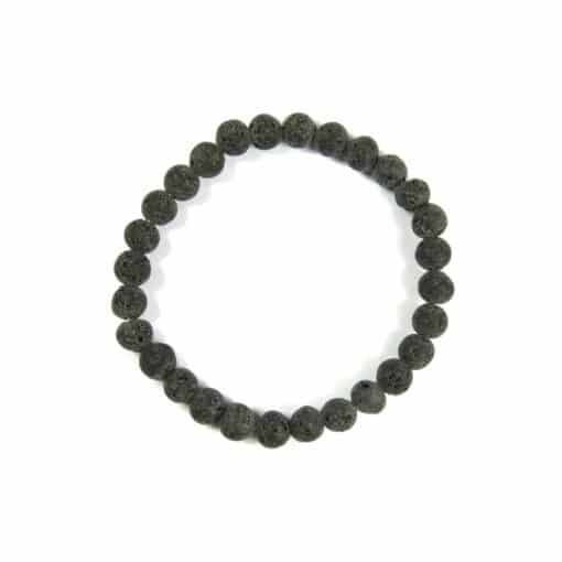 Bracelet pierre de lave 6 mm – Image 2
