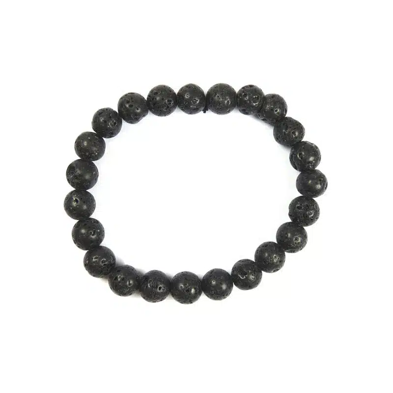 Bracelet pierre de lave 8 mm – Image 2