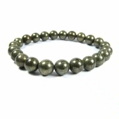 Bracelet pyrite de fer 8 mm