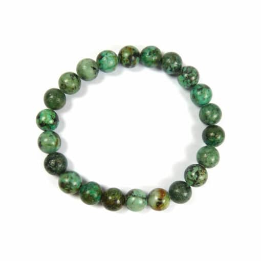 Bracelet turquoise africaine 8 mm – Image 2