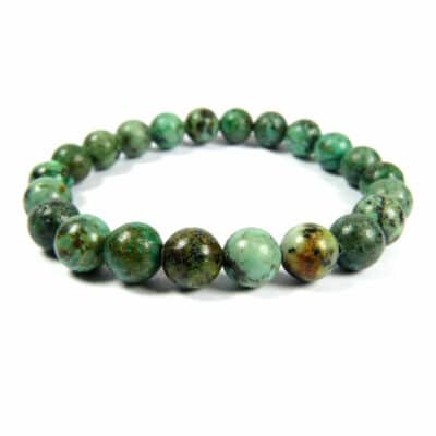 Bracelet turquoise africaine 8 mm