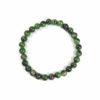 Bracelet zoïsite rubis 6 mm – Image 2