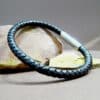 Bracelet homme cuir tressé – L