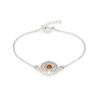 Bracelet arbre de vie ambre et argent rhodié