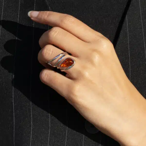 Bijouterie Azurite Bergerac_Bagues en ambre