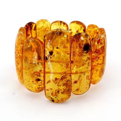 Bracelet en ambre de la Baltique pièce unique