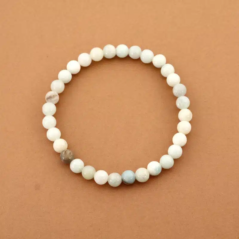 Bracelet amazonite 6 mm – Image 2