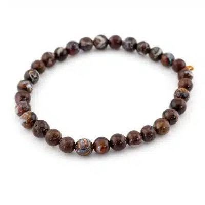 Bracelet opale boulder 6 mm