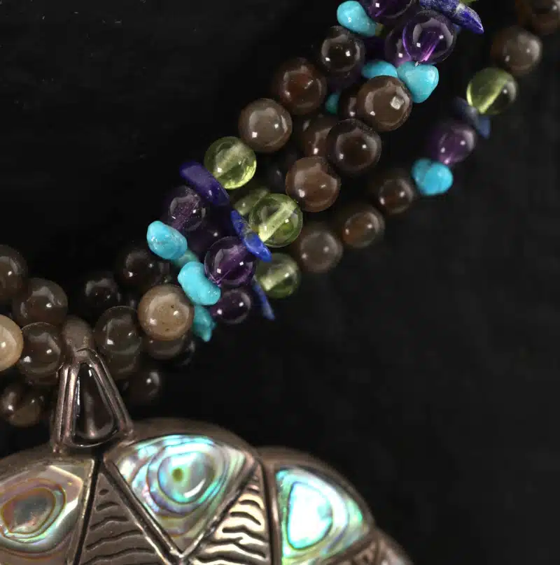 Collier création multi pierres fines – Image 2